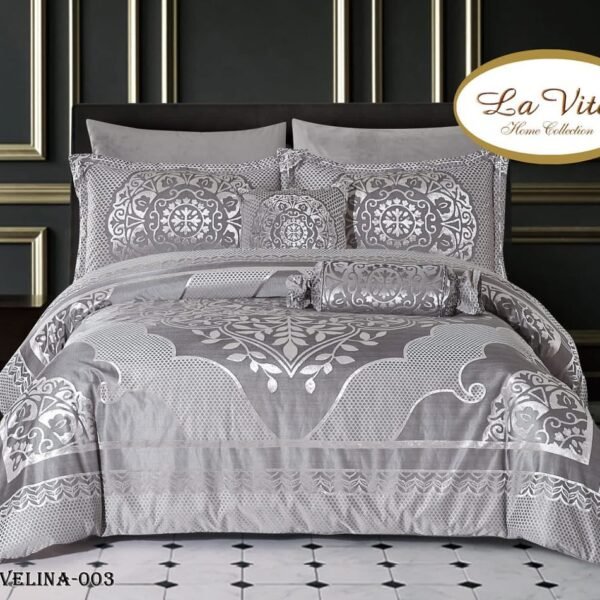 parure de drap king size gris